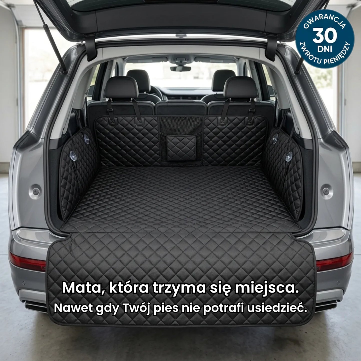 PsiKącik™ - Mata Samochodowa Dla Psa